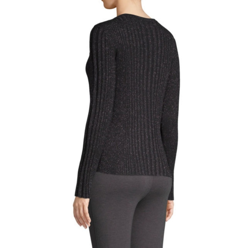 Liz Claiborne Career V Neck Long Sleeve Pullover - Picture 3 of 3